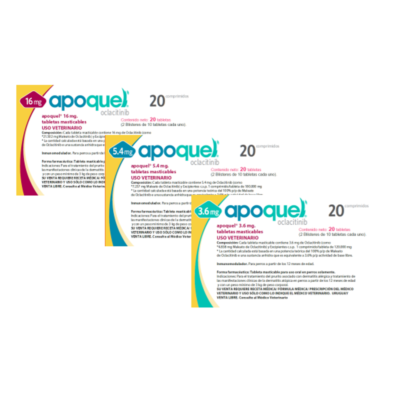 Apoquel Tabletas Masticables - Medicamentos para Perros