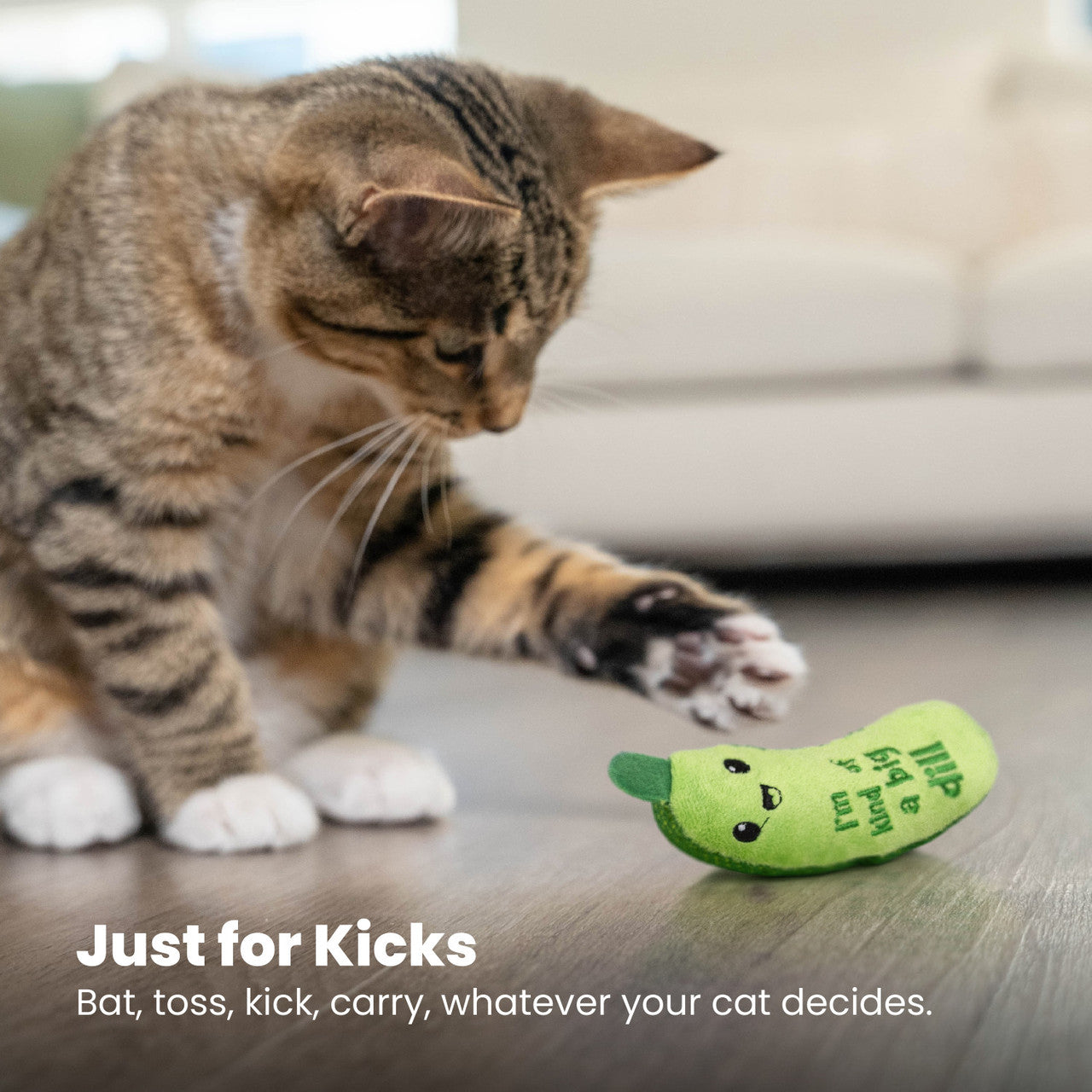 Catstages Crunchy Pickle Kicker - Juguetes para Gatos