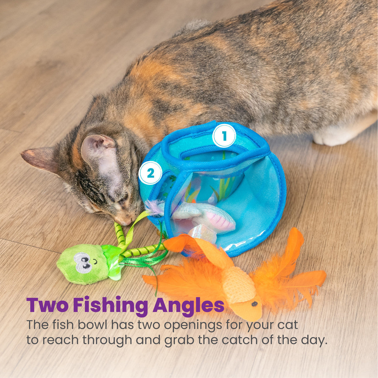 Catstages Hide and Seek Fish Bowl - Juguetes para Gatos