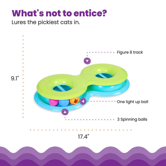 Catstages Infinity Ball Track - Juguetes para Gatos