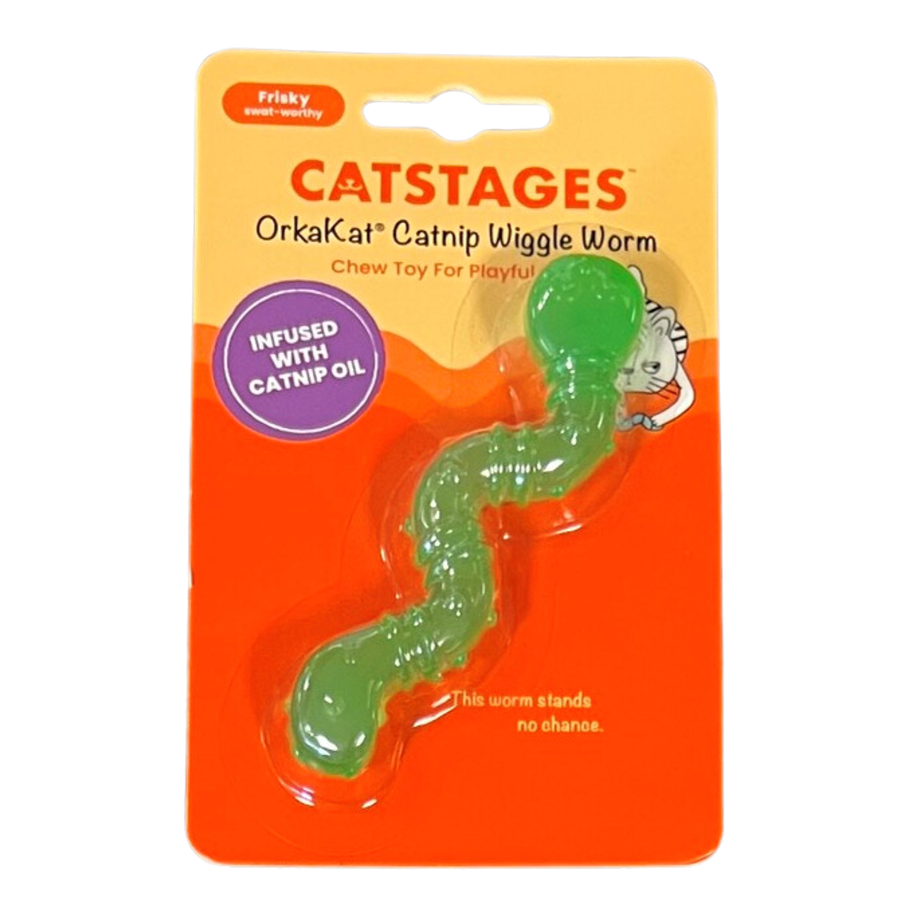 Catstages Orkakat Wiggle Worm - Juguetes para Gatos