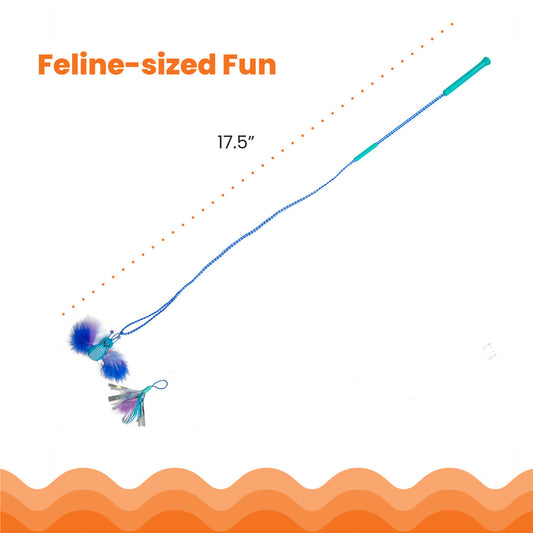 Catstages Tail Teaser Air Prey - Juguetes para Gatos
