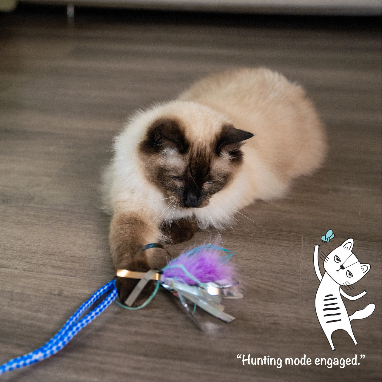 Catstages Tail Teaser Air Prey - Juguetes para Gatos