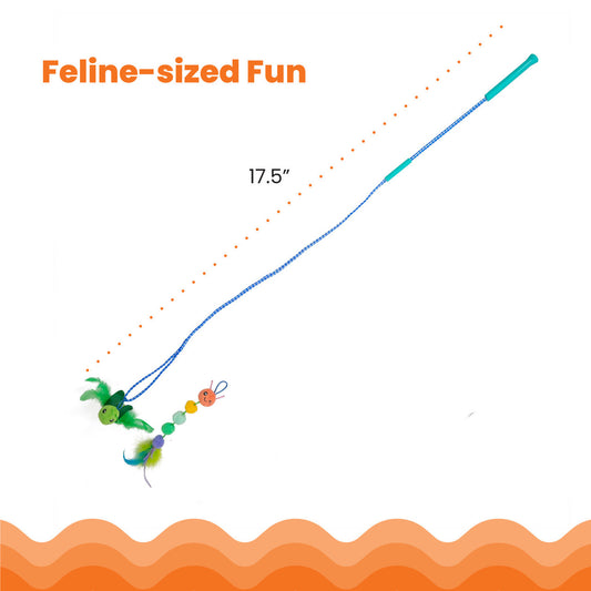 Catstages Tail Teaser Ground Prey Wand - Juguetes para Gatos