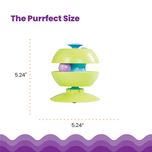 Catstages Twist-A-Ball Track - Juguetes para Gatos