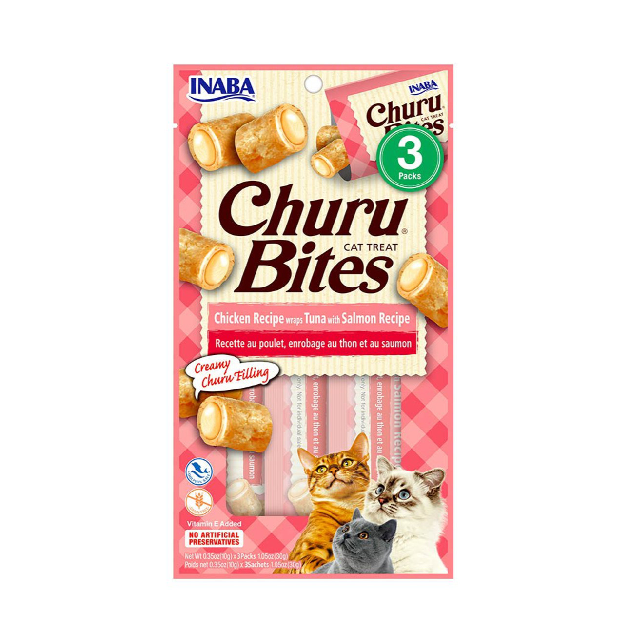 Churu Bites Tuna with Salmon - Snacks para Gatos