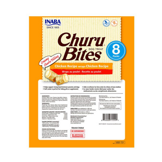 Churu Bites Chicken para Perros - Snacks para Perros