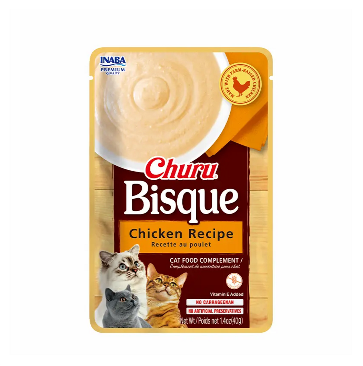 Churu Cat Bisque Chicken Recipe - Alimento Húmedo para Gatos