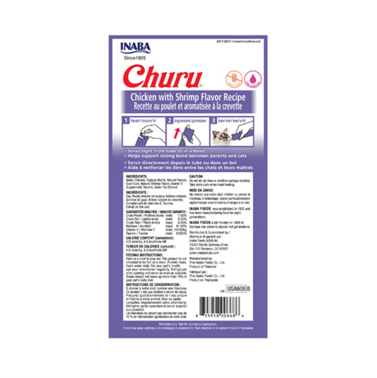 Churu Cat Chicken with Shrimp Recipe - Snacks para Gatos