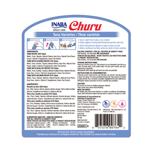 Churu Cat Tuna Variety Bombonera - Snacks para Gatos