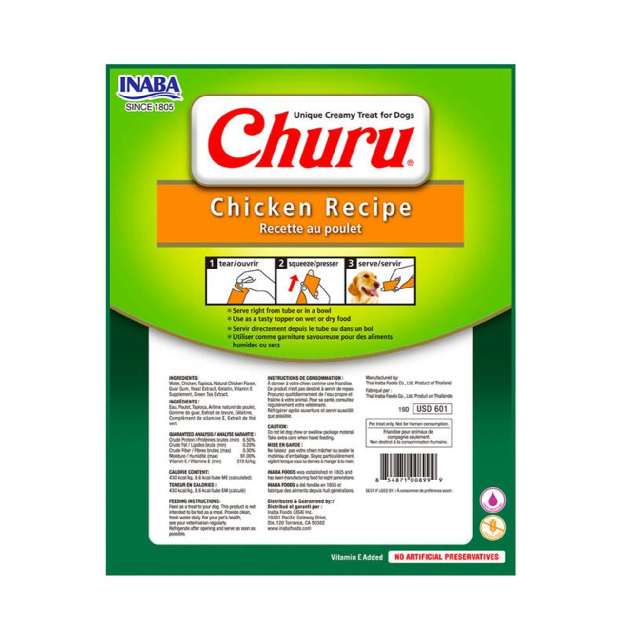Churu Pollo - Snacks para Perros