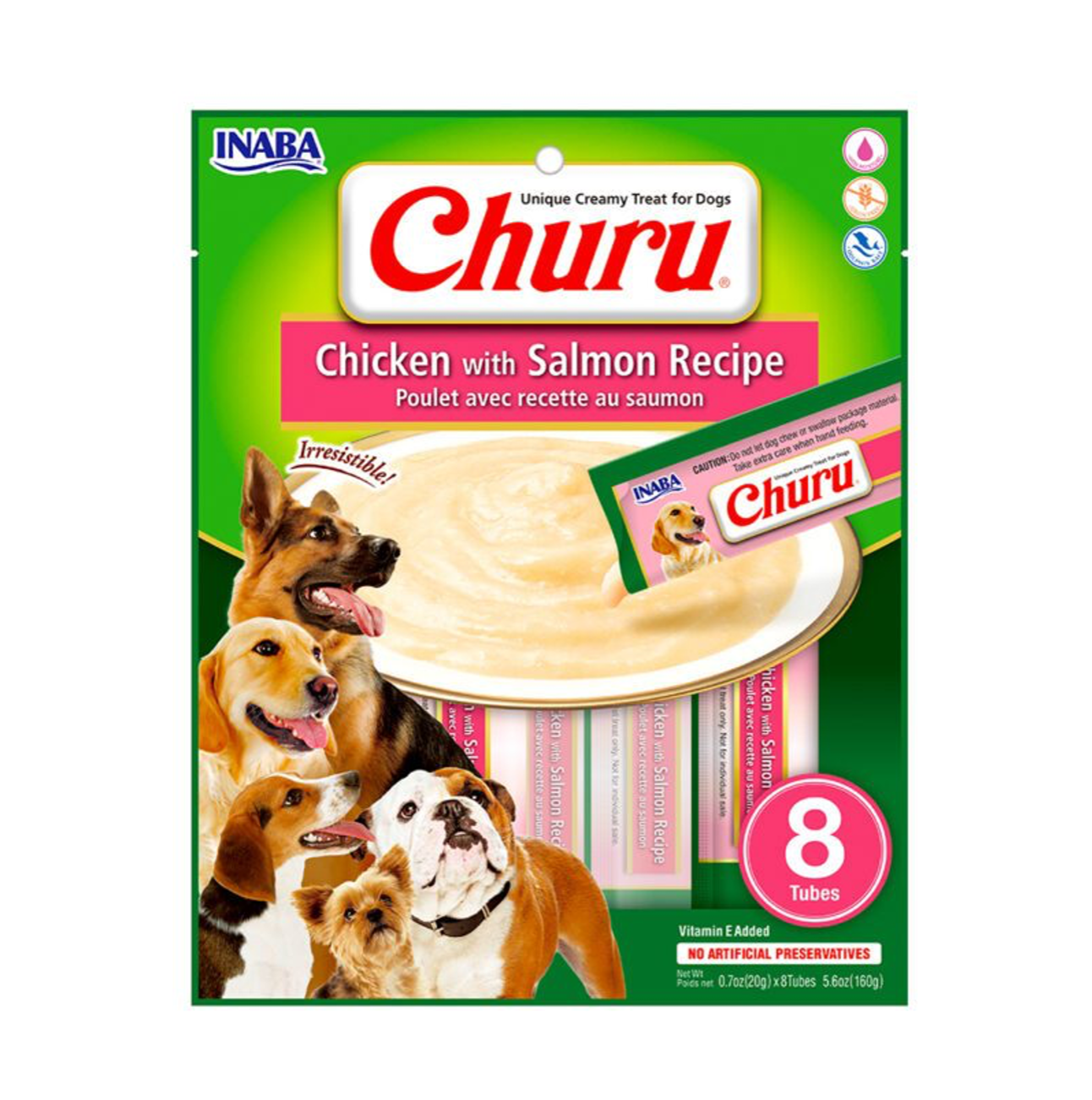 Churu Pollo y Salmón - Snacks para Perro