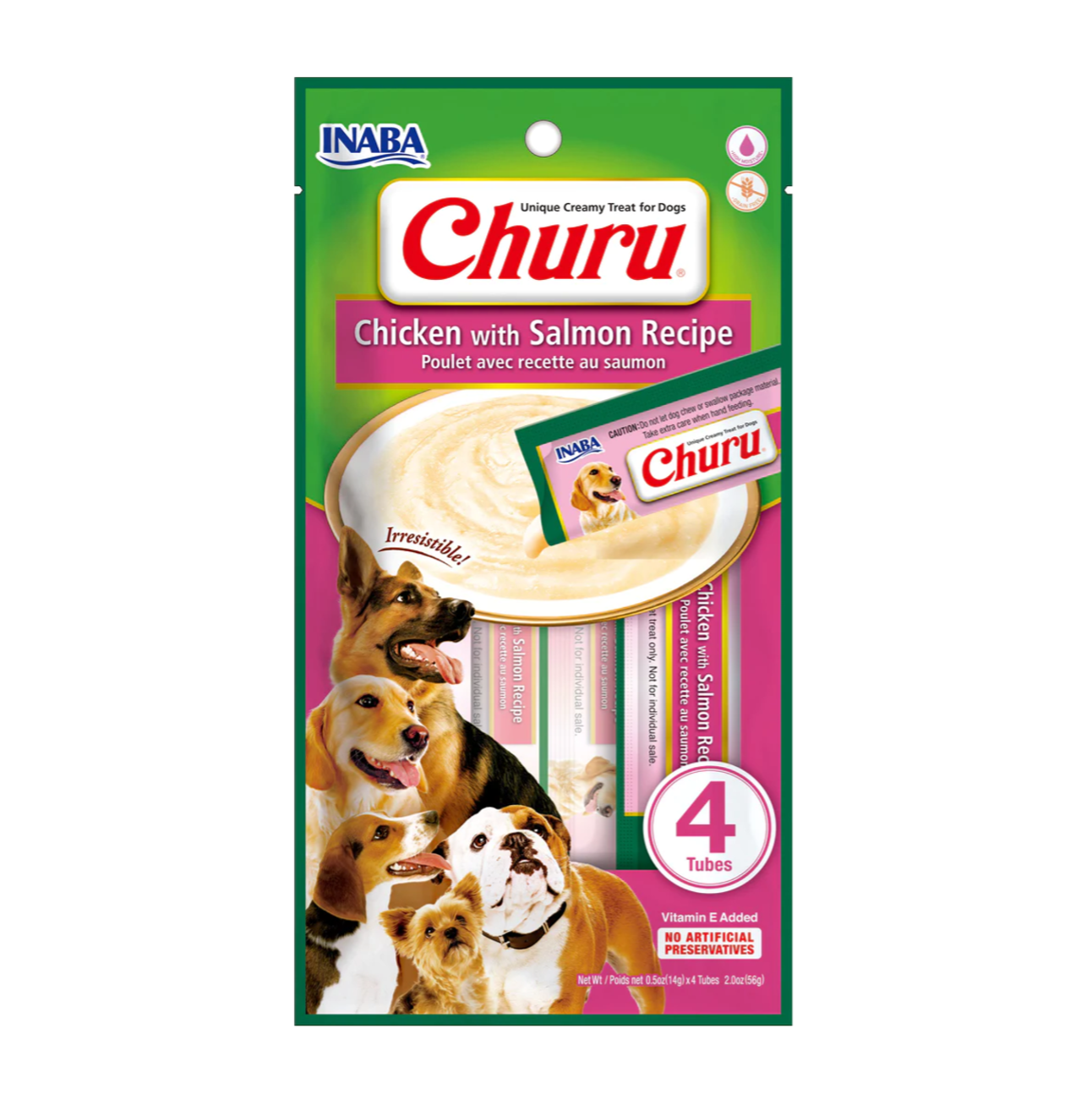 Churu Pollo y Salmón - Snacks para Perro
