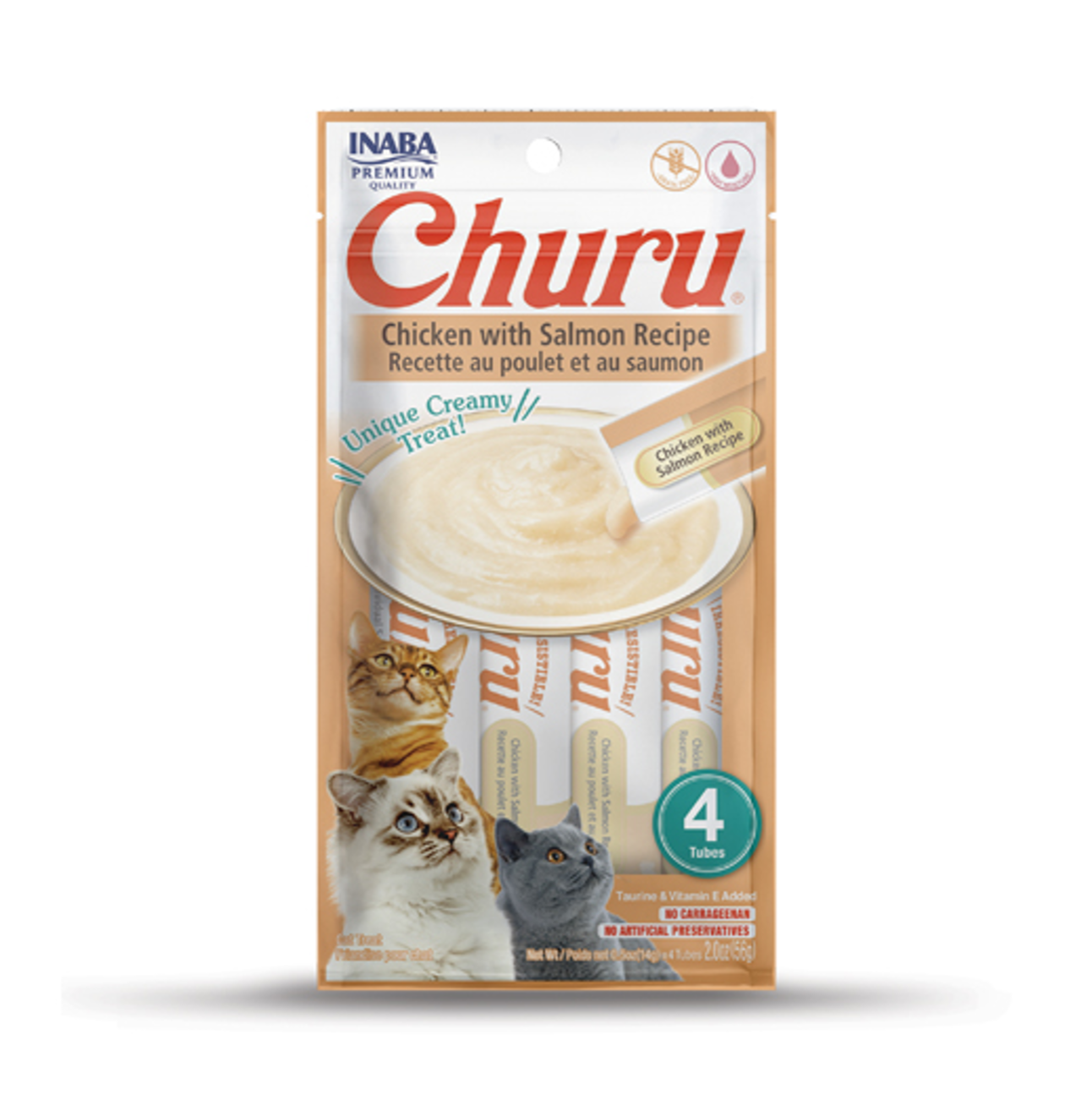 Churu Chicken with Salmon - Snacks para Gatos