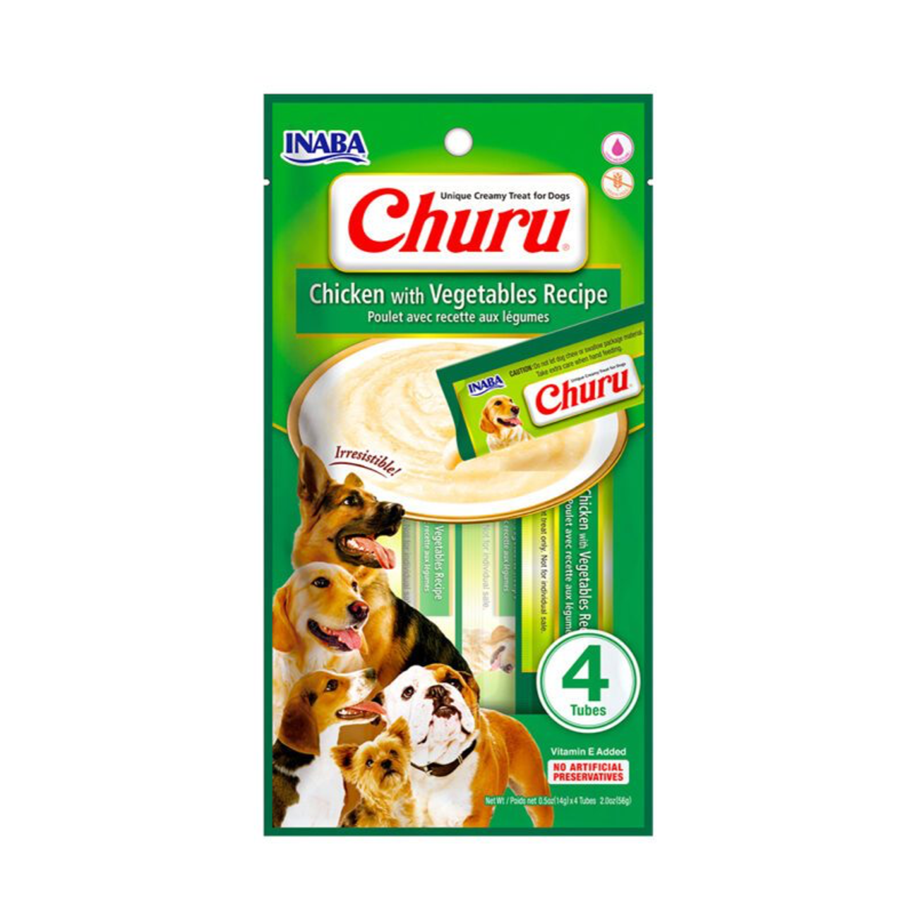 Churu Chicken with Vegetables - Snacks para Perros