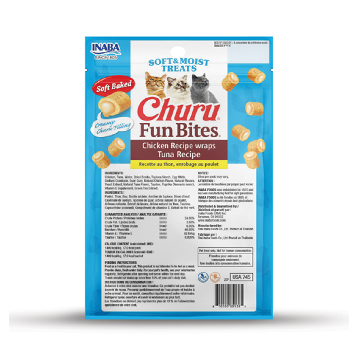 Churu Fun Bites Cat Tuna Recipe - Snacks para Gatos