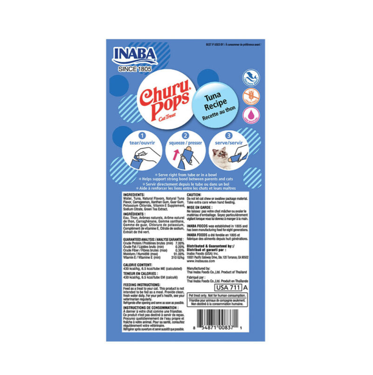 Churu Pops Tuna - Snacks para Gatos