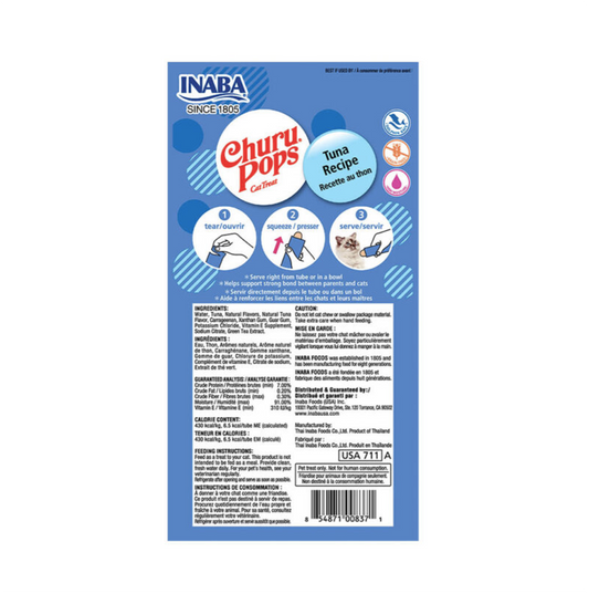 Churu Pops Tuna - Snacks para Gatos