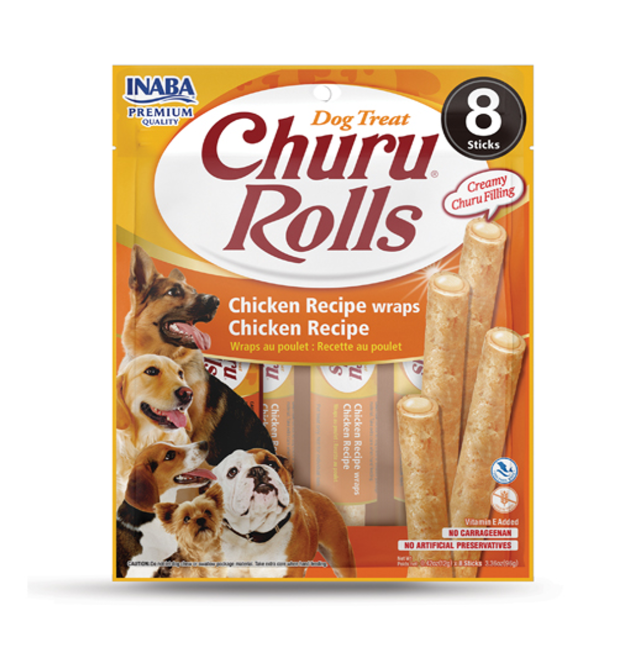 Churu Rolls Chicken - Snacks para Perros
