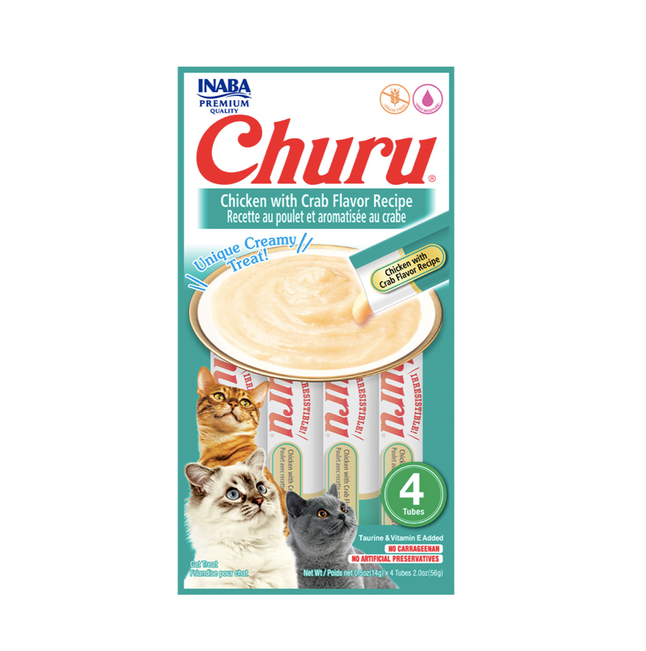 Churu Chicken with Crab - Snacks para Gatos