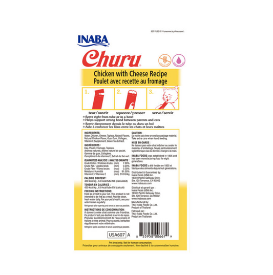 Churu Chicken with Cheese - Snacks para Gatos