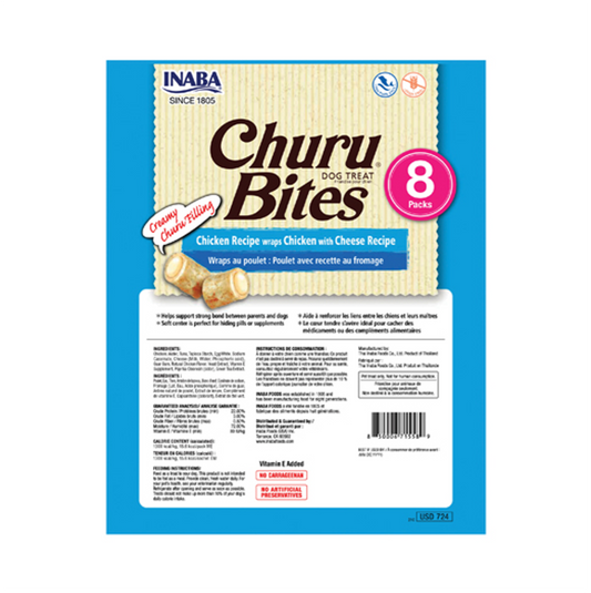 Churu Bites Chicken with Cheese para Perros - Snacks para Perros