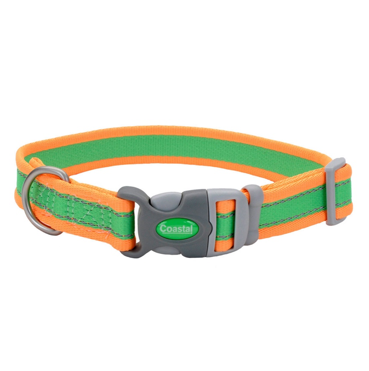 Coastal Pro Reflective Collar Lime with Orange - Collares para Perros