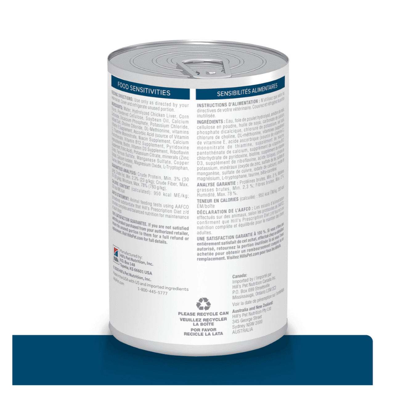 Hills Prescription Diet z/d Lata - Alimento Húmedo para Perros