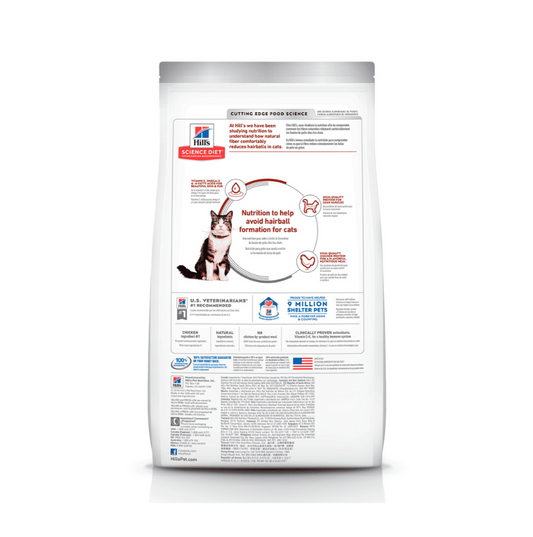 Hills Science Diet Adult Hairball Control - Alimento para Gatos
