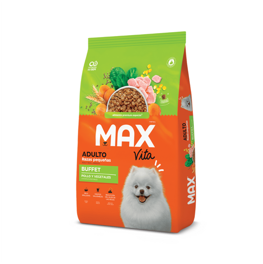 Max Vita Adultos Razas Pequeñas Pollo - Alimento para Perros
