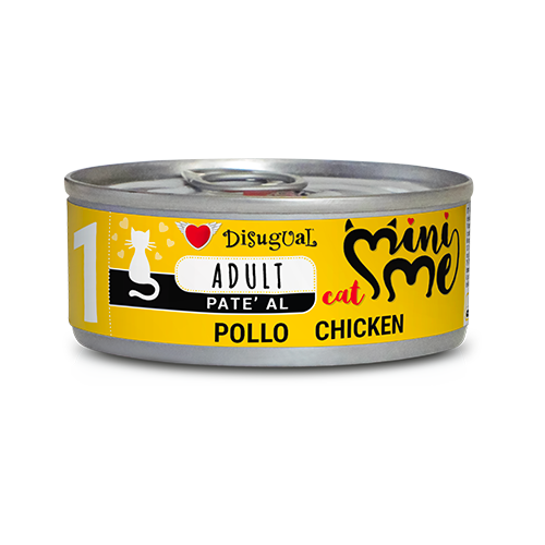Disugual Cat Adult Mini Me 1 Pollo - Alimento Húmedo para Gatos