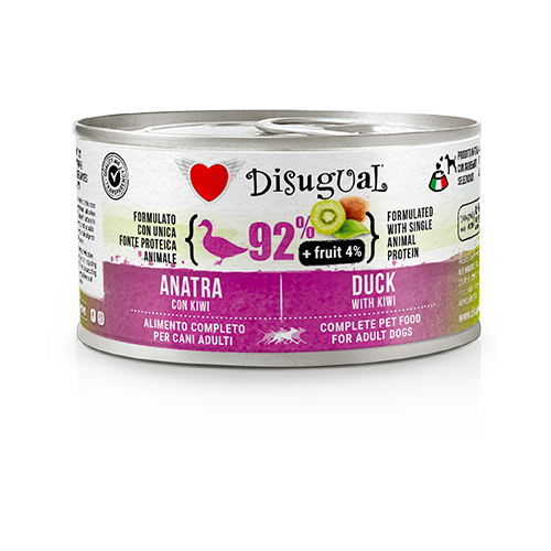 Disugual Dog Adult Fruit Pato y Kiwi - Alimento Húmedo para Perros