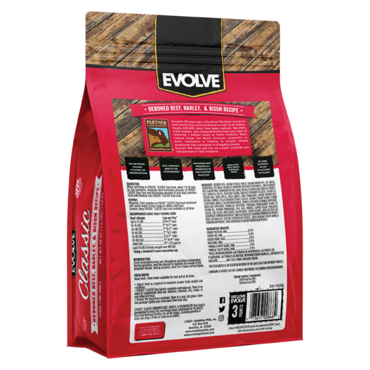 Evolve Classic Beef, Barley and Bison - Alimento para Perros