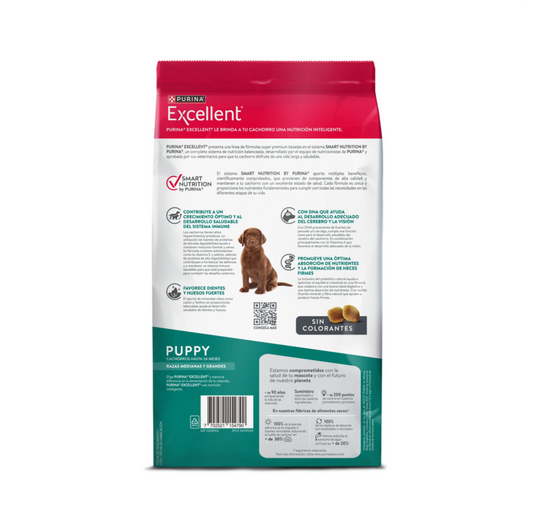 Excellent Cachorros Razas Medianas y Grandes - Alimento para Perros