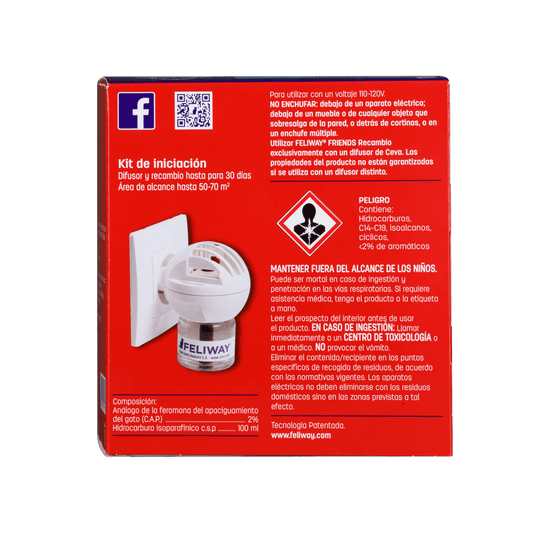 Feliway Friends Difusor + Recarga - Feromonas para Gatos