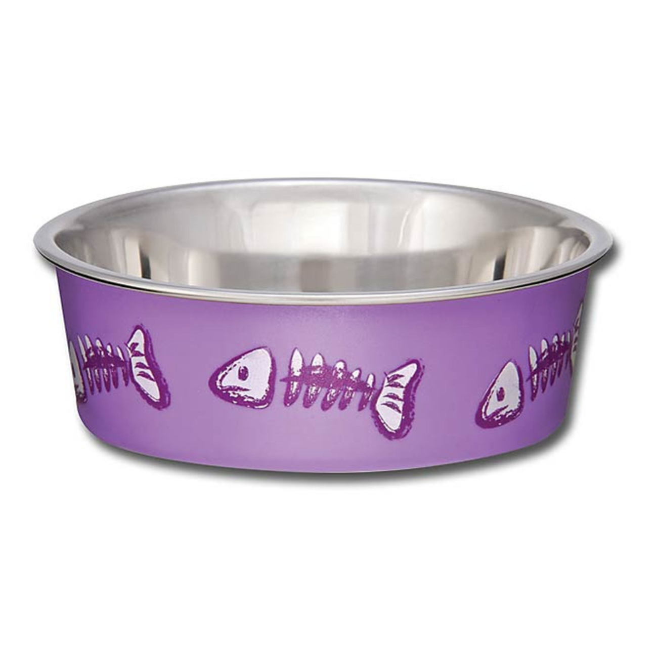 Fish Skeleton Lilac Bowl - Comederos para Gatos