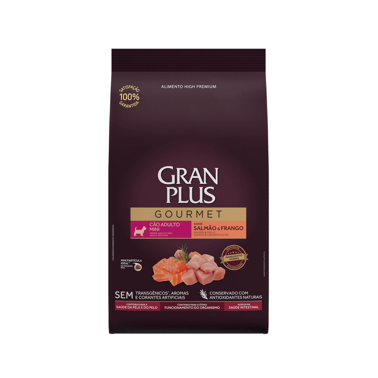Gran Plus Gourmet Perro Adulto Mini Salmón y Pollo - Comida para Perro