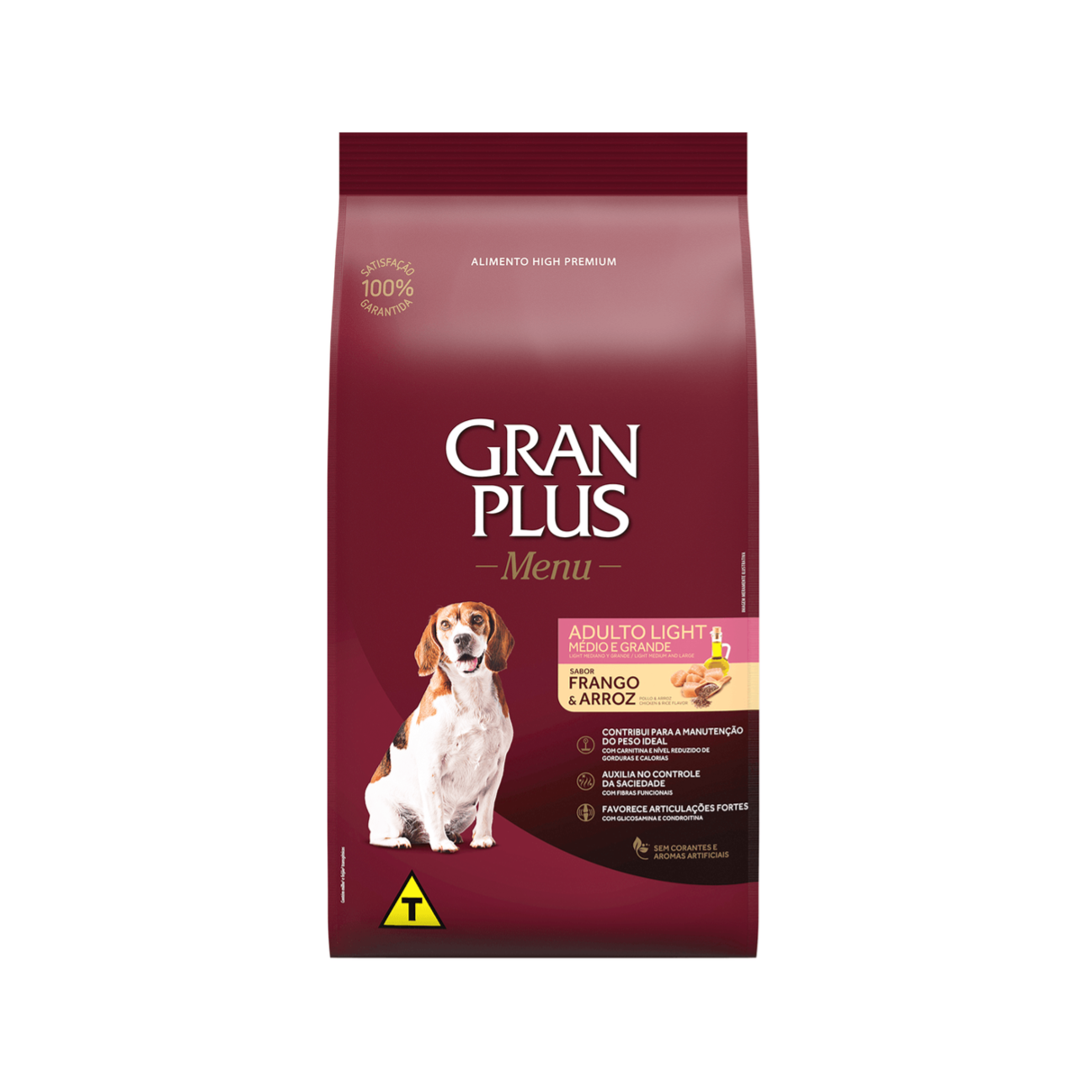 Gran Plus Perro Adulto Mediano y Grande Light Pollo y Arroz - Comida para Perros