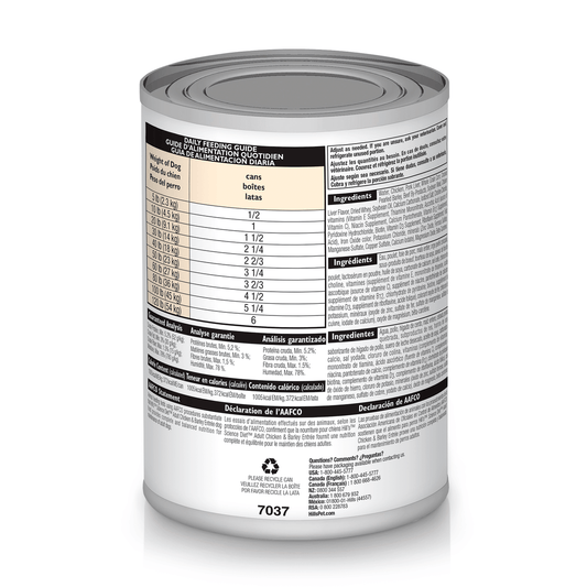 Hill's Adult Chicken Lata - Alimento Húmedo para Perros