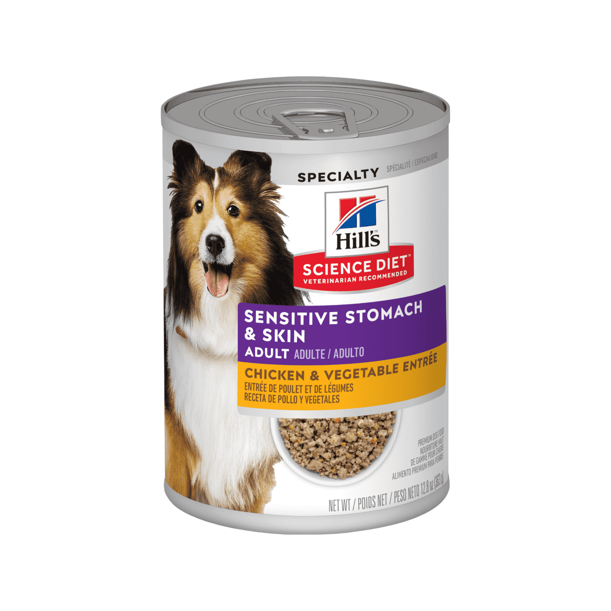 Hill's Sensitive Stomach and Skin Lata - Alimento Húmedo para Perro