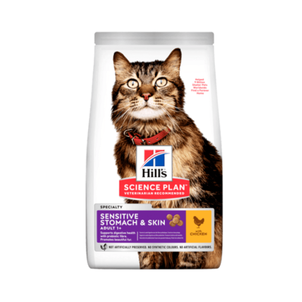 Hill's Adult Sensitive Stomach and Skin para Gatos - Comida para Gatos
