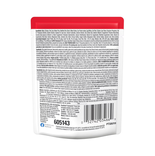 Hills Kitten Tender Chicken Dinner Pouch - Alimento Húmedo para Gatos