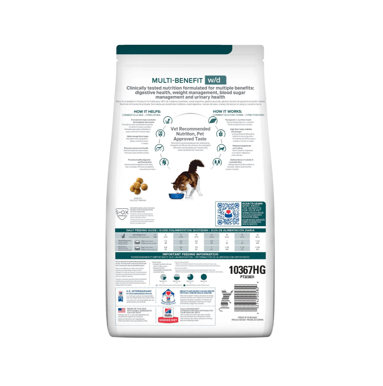 Hills Prescription Diet w/d - Alimento para Gatos