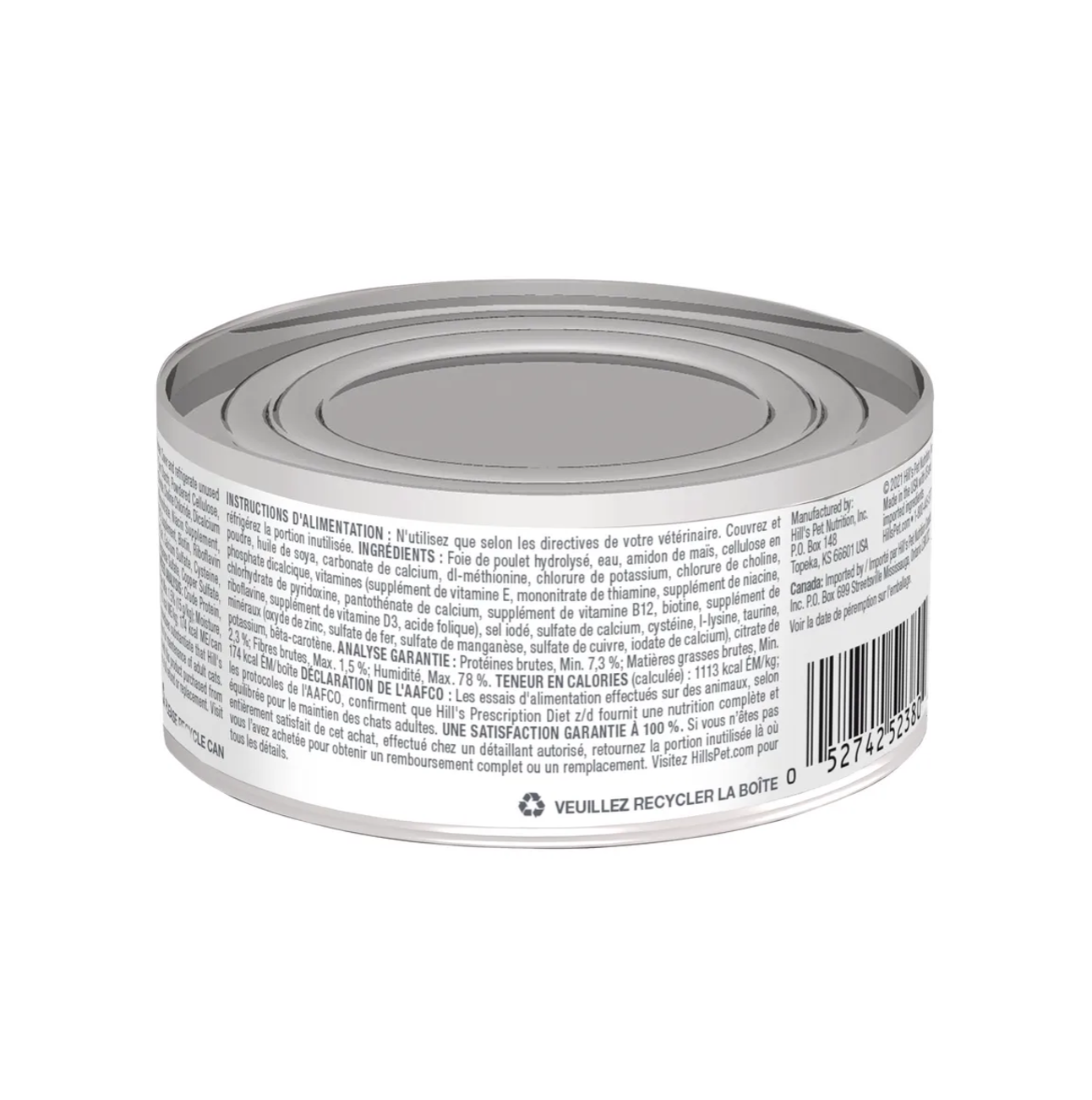 Hills Prescription Diet z/d Ultra Lata - Alimento Húmedo para Gatos
