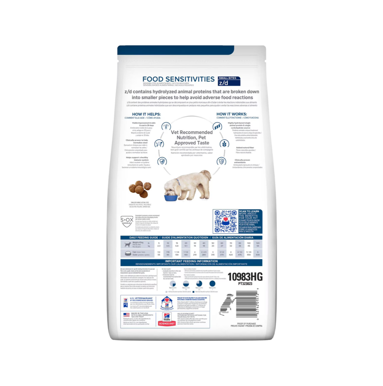 Hills Prescription Diet z/d Small Bites - Alimento para Perros