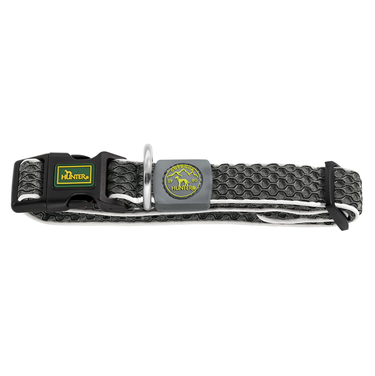 Hunter Collar Hilo Vario Basic Anthracite - Collares para Perros