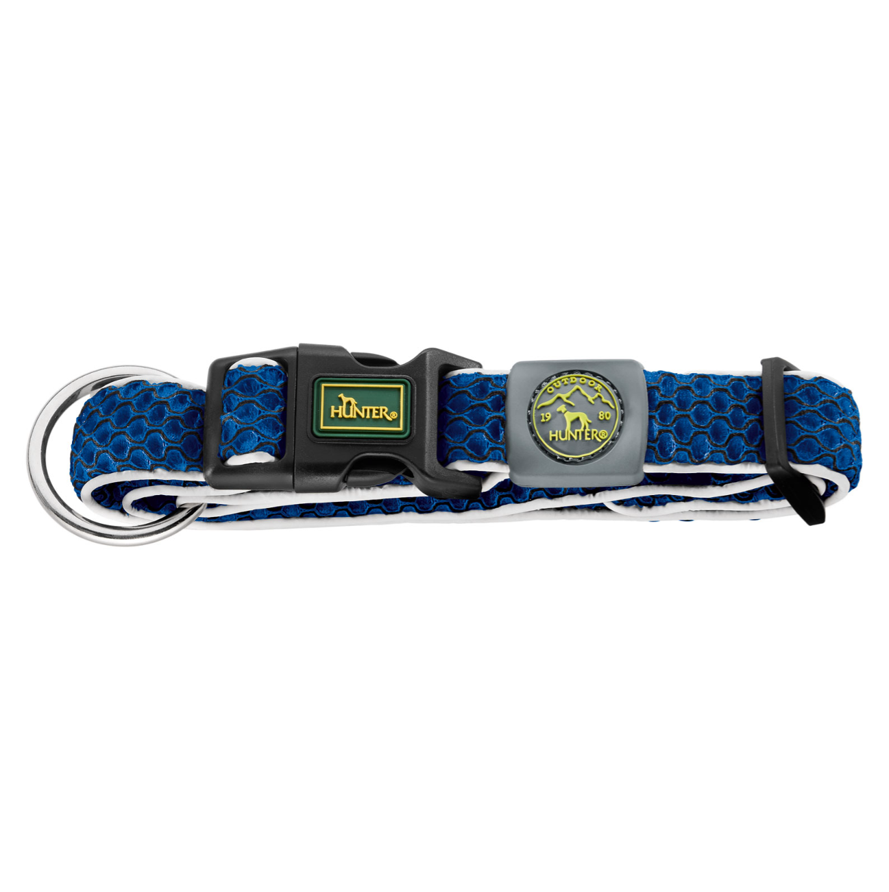 Hunter Collar Hilo Vario Plus Blue L-XL - Collares para Perros