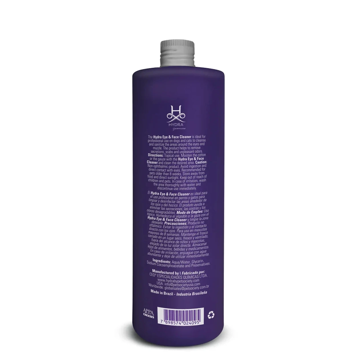 Hydra Eye and Face Cleaner - Limpiador de Ojos y Cara - Petit Paws