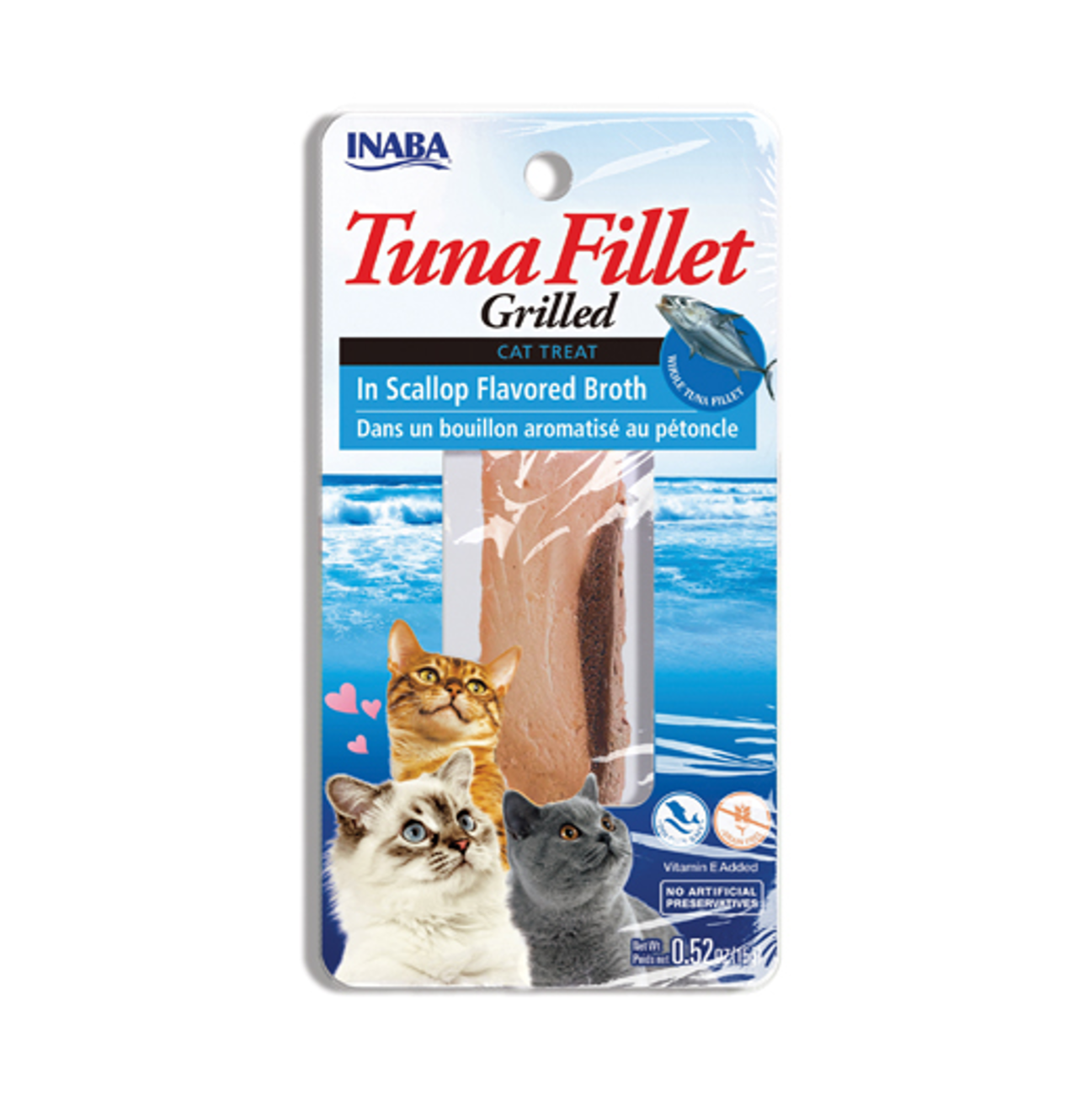 Inaba Cat Grilled Tuna Fillet in Scallop Broth - Snacks para Gatos