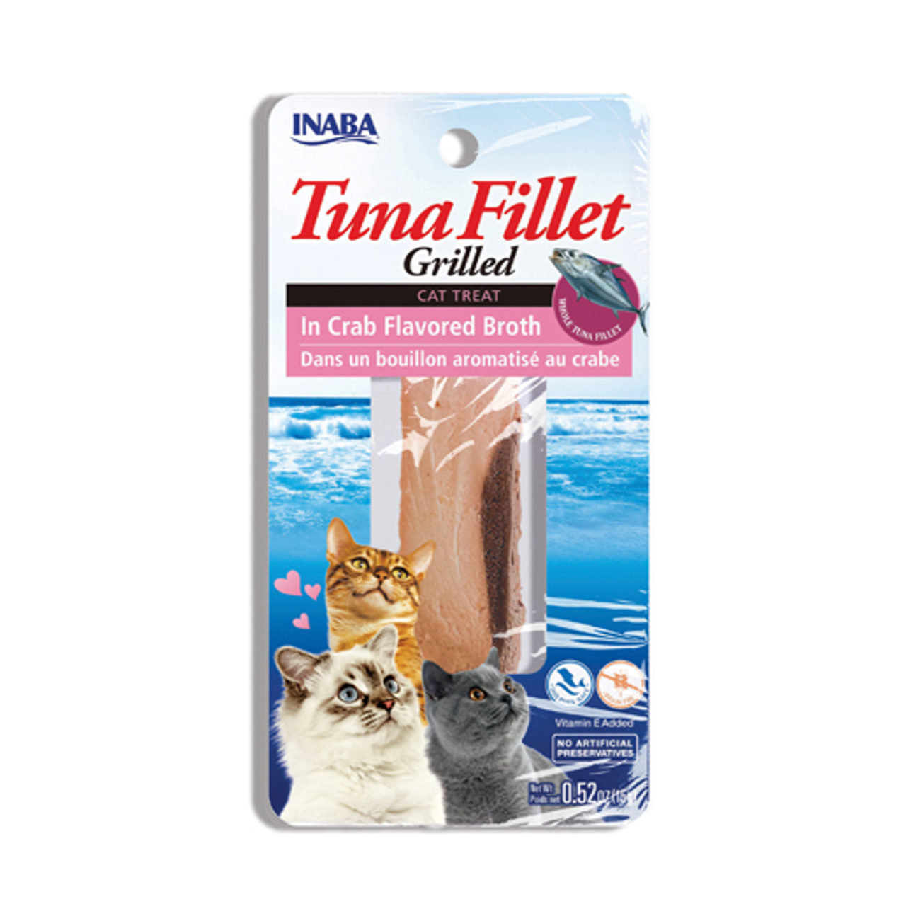 Inaba Cat Grilled Tuna Fillet in Crab Broth - Snacks para Gatos